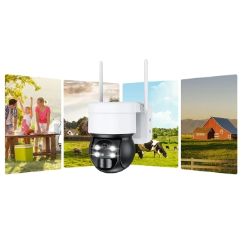  Kamera solarna inteligentna PTZ 4G LTE z panelem słonecznym 5W ASC006-4G - biała - zdj. dodatkowe 3