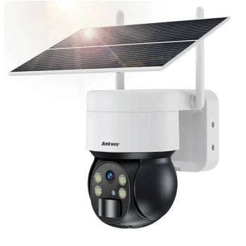 Kamera solarna inteligentna PTZ WiFi z panelem słonecznym 5W ASC006-WF - biała