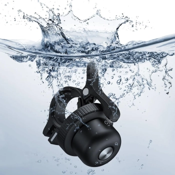  Lokalizator rowerowy Tag Bicycle Bell w kształcie dzwonka rowerowego - czarny - zdj. dodatkowe 4