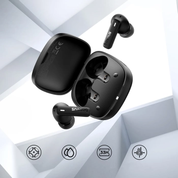  Słuchawki bezprzewodowe Bowie E19 TWS dokanałowe USB-C - czarne - zdj. dodatkowe 9