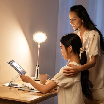  ZESTAW Podstawka pod laptopa aluminiowa 360 + podstawka do smartfona - srebrna - zdj. dodatkowe 10