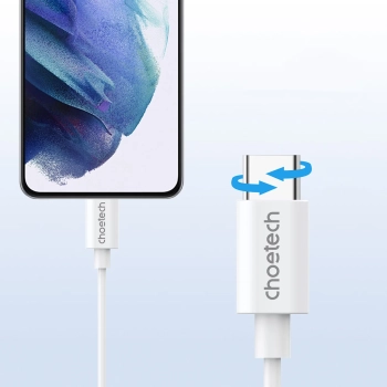  Słuchawki douszne USB-C z przewodem 1.2m - białe - zdj. dodatkowe 6
