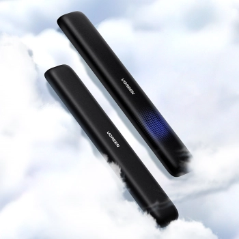  Ergonomiczna podkładka do klawiatury pod nadgarstki z pamięcią kształtu - czarna - zdj. dodatkowe 1