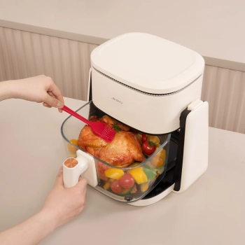  2w1 Frytkownica beztłuszczowa garnek i patelnia JIMMY AF3 Air Fryer - beżowy czarny - zdj. dodatkowe 9