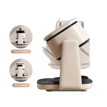  2w1 Frytkownica beztłuszczowa garnek i patelnia JIMMY AF3 Air Fryer - beżowy czarny - zdj. dodatkowe 4