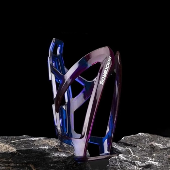  Uchwyt rowerowy na bidon butelkę - niebiesko-fioletowy - zdj. dodatkowe 4