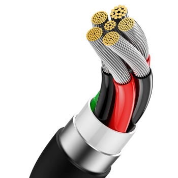  Kabel przewód Superior Series USB-A - USB-C 100W 1m - czarny - zdj. dodatkowe 5