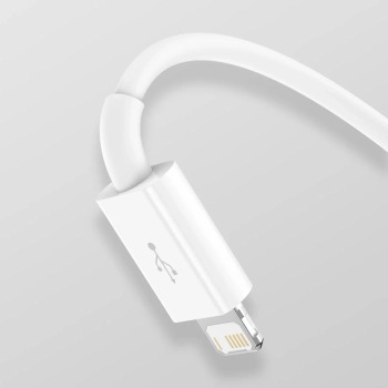  3w1 Kabel przewód Superior Series USB-A - USB-C / Lightning / micro USB 3.5A 1m - biały - zdj. dodatkowe 7