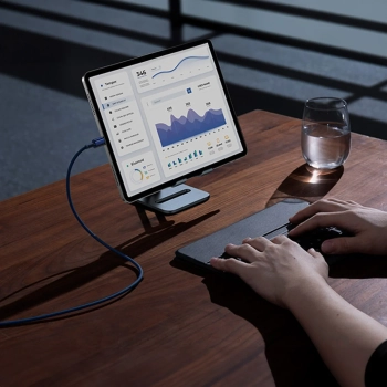  Kabel przewód Tungsten Gold USB-C - USB-C 100W 2m - granatowy - zdj. dodatkowe 9