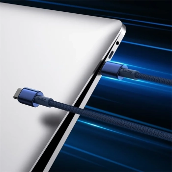  Kabel przewód Tungsten Gold USB-C - USB-C 100W 2m - granatowy - zdj. dodatkowe 5