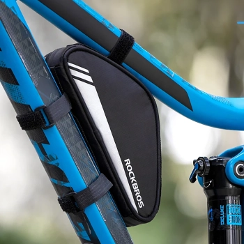  Torba rowerowa na narzędzia pompkę mocowana na ramę 0.7l - czarna - zdj. dodatkowe 10