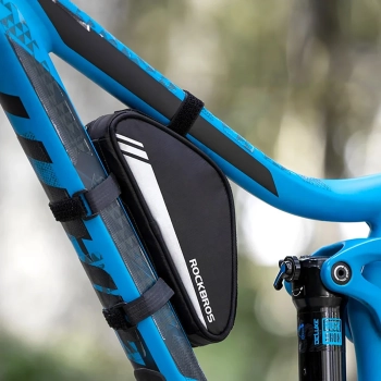  Torba rowerowa na narzędzia pompkę mocowana na ramę 0.7l - czarna - zdj. dodatkowe 7