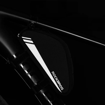  Torba rowerowa na narzędzia pompkę mocowana na ramę 0.7l - czarna - zdj. dodatkowe 8