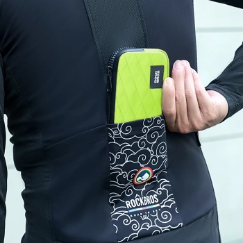  Saszetka rowerowa na telefon klucze portfel karty pieniądze 0.15l - jasnozielona - zdj. dodatkowe 1