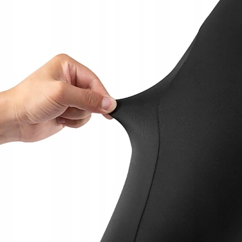  Spodenki rowerowe kolarskie krótkie na szelkach z wkładką M - czarne - zdj. dodatkowe 5