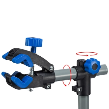  Wielofunkcyjny stojak serwisowy uchwyt do rowerów podłogowy - czarny - zdj. dodatkowe 1