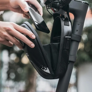  Torba sakwa na kierownicę roweru lub hulajnogi 1.3l - czarna - zdj. dodatkowe 3