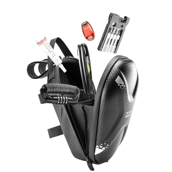  Torba sakwa na kierownicę roweru lub hulajnogi 1.3l - czarna - zdj. dodatkowe 6