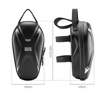  Torba sakwa na kierownicę roweru lub hulajnogi 1.3l - czarna - zdj. dodatkowe 7