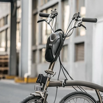  Torba sakwa na kierownicę roweru lub hulajnogi 1.3l - czarna - zdj. dodatkowe 8