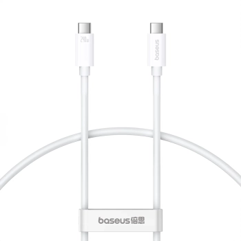  Kabel przewód Superior 2 USB-C - USB-C USB4 240W 1.8m - biały - zdj. dodatkowe 1