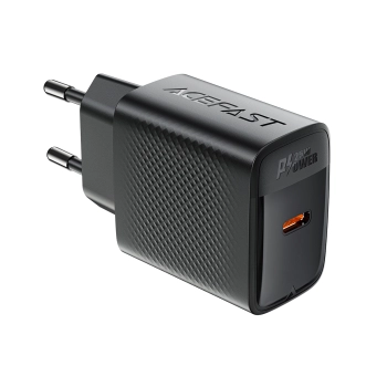  Ładowarka sieciowa A104 GaN USB-C PD SFC 25W - czarna - zdj. dodatkowe 1