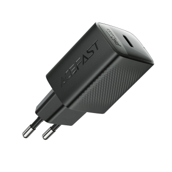  Ładowarka sieciowa A104 GaN USB-C PD SFC 25W - czarna - zdj. dodatkowe 2