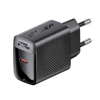  Ładowarka sieciowa A102 GaN USB-C PD 30W - czarna - zdj. dodatkowe 1