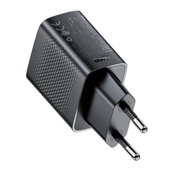  Ładowarka sieciowa A98 sieciowa GaN USB-A USB-C PD 30W - czarna - zdj. dodatkowe 3