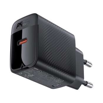  Ładowarka sieciowa A82 GaN USB-C PD 20W - czarna - zdj. dodatkowe 1