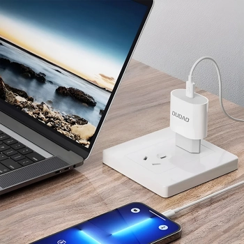  Mała ładowarka sieciowa A14EUC PD 20W USB-C + kabel USB-C - biała - zdj. dodatkowe 2
