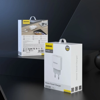  Mała ładowarka sieciowa A14EUC PD 20W USB-C + kabel USB-C - biała - zdj. dodatkowe 8