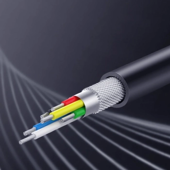  Adapter audio dwuportowy USB-C (męski) - mini jack 3.5mm / USB-C (żeński) - szary - zdj. dodatkowe 8