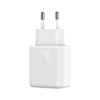  Ładowarka sieciowa USB-C PD 30W QC SFC - biała - zdj. dodatkowe 1