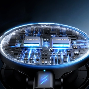  Uchwyt samochodowy magnetyczny na telefon z ładowarką indukcyjną 15W - czarny - zdj. dodatkowe 3