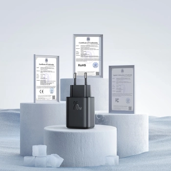  Ładowarka sieciowa USB-C 25W SFC PPS PD + kabel USB-C 1m - czarna - zdj. dodatkowe 9