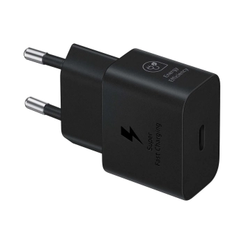 Ładowarka sieciowa Samsung GaN USB-C 25W SFC - czarna