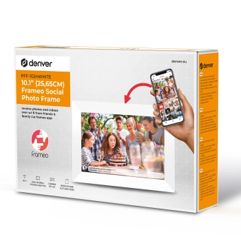  Ramka cyfrowa 10.1'' 16GB microSD WiFi głośnik MP4 Frameo PFF-1024W - biała - zdj. dodatkowe 6