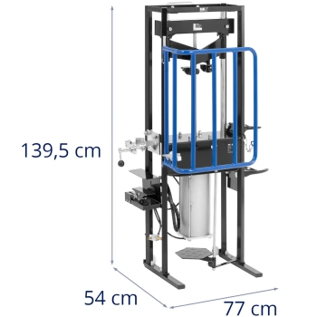  Ściągacz pneumatyczny do sprężyn 410 mm śr. 105-180 mm 1 t 8 bar - zdj. dodatkowe 8
