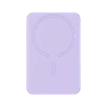  Powerbank magnetyczny indukcyjny 10000mAh 20W + kabel USB-C - fioletowy - zdj. dodatkowe 1