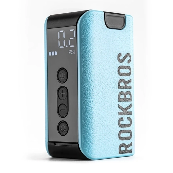 Pompka elektryczna do roweru opon piłek balonów materacy 1.37bar / 20PSI - niebieska