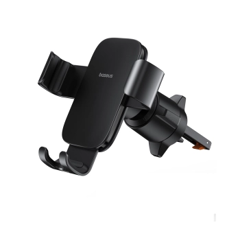 Uchwyt samochodowy na telefon grawitacyjny na kratkę nawiewu Metal Age 3 - czarny