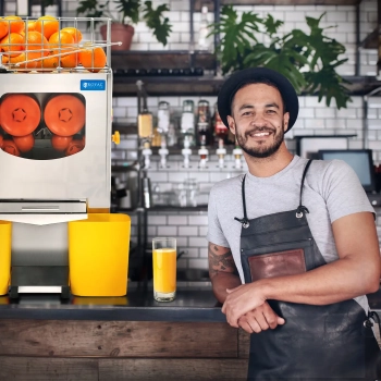  Wyciskarka półautomatyczna do pomarańczy 20 szt. / min 120 W - zdj. dodatkowe 7