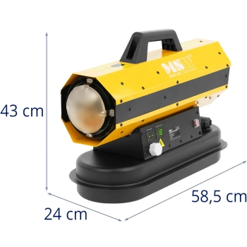  Nagrzewnica dmuchawa olejowa do ogrzewania warsztatu hali 12 l 20 kW - zdj. dodatkowe 5