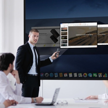  Wskaźnik laserowy z pilotem do prezentacji do 100m WiFi 2.4GHz USB-A/C - szary - zdj. dodatkowe 8