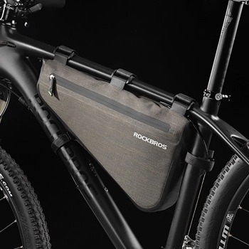  Torba rowerowa mocowane na ramę 5l AS-017 - ciemnozielona - zdj. dodatkowe 6