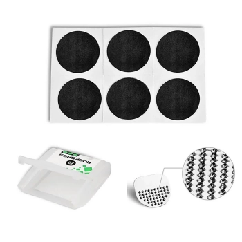  Zestaw naprawczy łatki z klejem śr. 2.4cm do łatania dętek rowerowych - zdj. dodatkowe 7