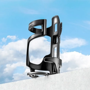  Uchwyt rowerowy na butelkę bidon mocowanie szyjką do dołu - czarny - zdj. dodatkowe 10