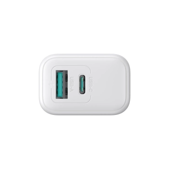  Ładowarka sieciowa USB-C USB-A 20W PD QC 3.0 - biała - zdj. dodatkowe 5