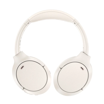  Słuchawki nauszne H6 ANC bezprzewodowe Bluetooth 5.3 IPX4 - białe - zdj. dodatkowe 1